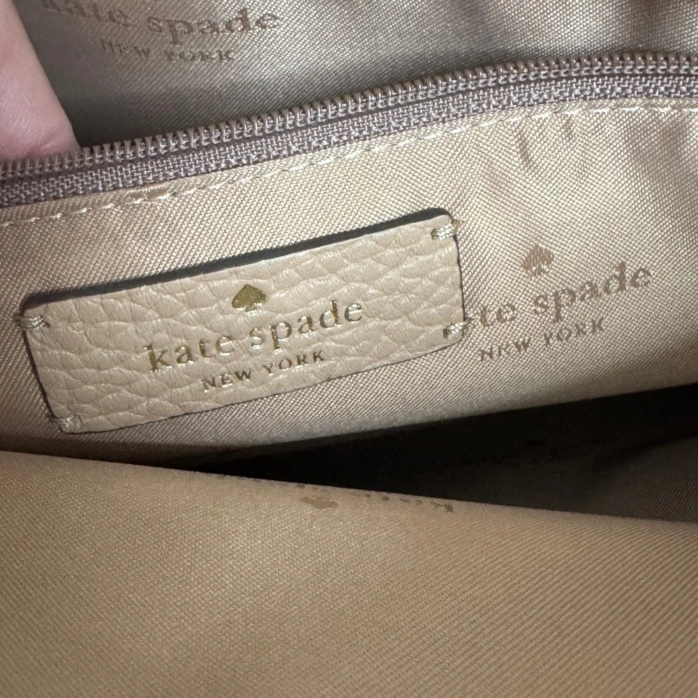 Kate Spade Mulberry Street Lise Satchel Women Medium Blush Leather Handbag